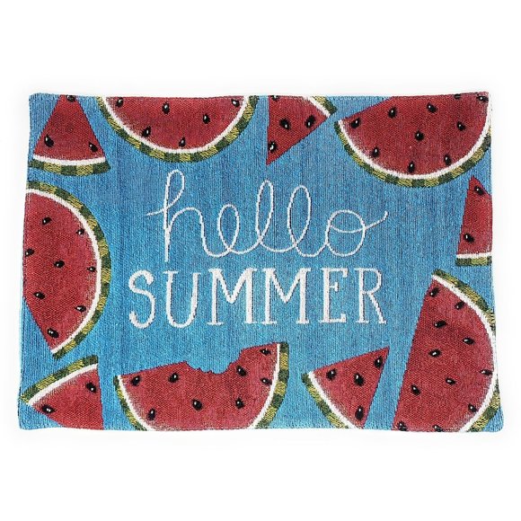 Hello Summer Watermelon Fabric Placemats (Set of 4) - Picture 1 of 3